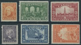 KANADA 118-23 **, 1927, Gründung Des Dominion Of Canada, Postfrischer Prachtsatz - Unused Stamps