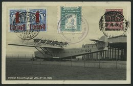 KOLUMBIEN 29.6.1932, Erstflugkarte Cali-Bogota, Rückseitige Frankatur Auf Fotokarte (DOX), Pracht - Kolumbien