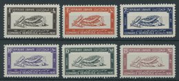 LIBANON 159-64 **, 1930, Seidenraupenzüchter, Postfrischer Prachtsatz - Libanon