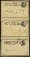 GANZSACHEN 1893-1903, 6 Verschiedene Komplette Frage- Und Antwort Ganzsachenkarten (Paid Reply Postal Cards), Gebraucht, - Usados