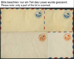 GANZSACHEN Ca. 1929-1980, Partie Von 60 Ungebrauchten Luftpost-Ganzsachen Und Aerogrammen, Meist Pracht - Gebraucht