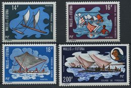 WALLIS- UND FUTUNA-INSELN 238-41 **, 1972, Piroggen-Wettbewerbe, Prachtsatz, Mi. 85.- - Ungebraucht