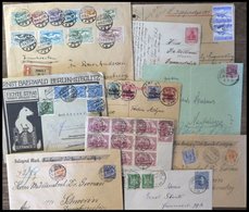 SLG., LOTS DEUTSCHLAND 1895-1926, Brieflot Von 10 Interessanten Belegen, Feinst/Pracht - Other & Unclassified