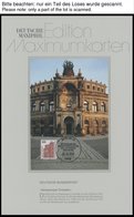 SLG., LOTS DEUTSCHLAND 1991, 40 Verschiedene Maximunkarten Bundesrepublik Und Berlin Auf Spezialseiten Der Firma Krüger, - Sonstige & Ohne Zuordnung