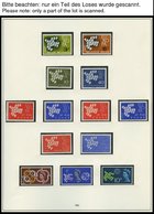 EUROPA UNION **, 1961-63, Taube, Stilisierter Baum Und Ornament, Dazu 3 Kleinbogen Von Liechtenstein, Pracht - Otros & Sin Clasificación