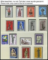 EUROPA UNION **, 1974/5, Skulpturen Und Gemälde, 2 Komplette Jahrgänge, Ohne Monaco Bl. 7 Und 8, Prachterhaltung, Mi. 24 - Otros & Sin Clasificación