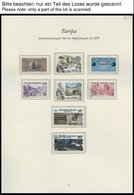 EUROPA UNION O, 1983, Werke Des Menschlichen Geistes, Kompletter Jahrgang, Pracht, Mi. 112.50 - Other & Unclassified