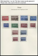 EUROPA UNION O, 1984, Brücke, Kompletter Jahrgang, Pracht, Mi. 128.30 - Otros & Sin Clasificación