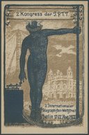 ALTE POSTKARTEN - VARIA Künstler-Sonderkarte 3. Internationaler Telegraphisten-Wettstreit, Berlin 17.-22 1922, Signiert  - Other & Unclassified