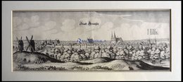 GRANSEE, Gesamtansicht, Kupferstich Von Merian Um 1645 - Lithographien