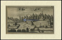 GRIESBACH: Kloster S. Salvator, Kupferstich Von Ertl, 1687 - Lithographien