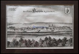 HASSELFELDE, Gesamtansicht, Kupferstich Von Merian Um 1645 - Lithographien
