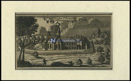 ST. OSWALD: Das Kloster, Kupferstich Von Ertl, 1687 - Lithographies