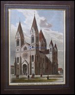 STUTTGART: Die Neue Garnisionskirche, Kolorierter Holzstich Aus über Land Und Meer Um 1880 - Lithographies