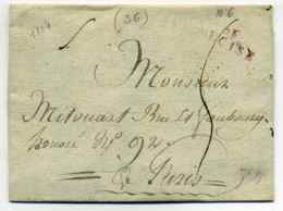 56 DECISE Couleur Rouge Vert  / Dept De La Nièvre / 1804 - 1801-1848: Precursores XIX