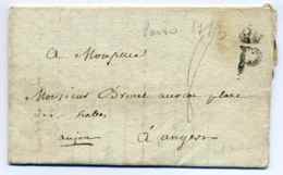 P Couronné De PARIS /  Lenain N°13 / Dept 60 SEINE / Taxe 8 Sols / 1773 - 1701-1800: Precursors XVIII