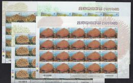 2018 TAIWAN Corals Stamp F-SHEET 4v - Hojas Bloque