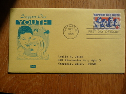 USA UNITED STATES FDC  SUPPORT OUR YOUTH 01-05-1968 - 1961-1970