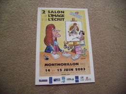 BELLE ILLUSTRATION ...2E SALON DE L'IMAGE ET DE L'ECRIT ..MONTMORILLON 2003 ... - Barberousse