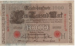 GERMANY  10'000 Mark  P44/R45    Dated 21.4.1910   XF - 1.000 Mark