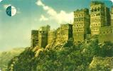 YEMEN 160 U SKYLINE OF TOWN SHIBAM ON THE ROCKS AUTELCA ISSUED 1995 CARD CODE: YEM-15 READ DESCRIPTION !! - Yemen