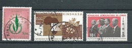 CONGO-KINSHASA   Yvert  N° 677-686-751  Oblitérés - Used