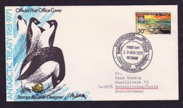 ANTARCTIC,MACQUARIE 1971,Off. P.O.-Cover, Postmark " Typ 4 ", 38 Mm !! Look Scan !! 25.6-49 - Covers & Documents