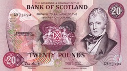 SCOTLAND 20 POUNDS 1983 UNC P-114e "free Shipping Via Registered Air Mail" - 20 Pounds