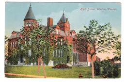 Canada - Windsor - High School - Old Card Posted With Stamp - 1914 - Windsor
