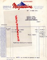 50 - GRANVILLE- RARE FACTURE MAGDELEINE-BISCOTTES TOASTS-RUE JEAN JAURES-  1953 MONT SAINT MICHEL - Artigianato