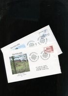 1977 Europa CEPT DENMARK FDC Joint Issue Views Landscapes - 1977