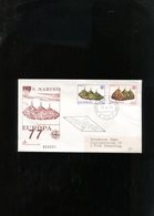 1977 Europa CEPT SAN MARINO FDC Joint Issue Views Landscapes - 1977