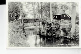NETHERLANDS  -. VINTAGE POSTCARD - GIETHOORN -COUNTRYSIDE  HOUSE- RIVER HOUSE -(VIEW 2)HALF SHINING   NEW  POST5042 - Giethoorn
