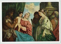 Tizian, Maria Mit Dem Kind Und Vier Heiligen - Peintures & Tableaux