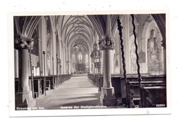 A 5280 BRAUNAU Am Inn, Inneres Der Stadtpfarrkirche, Innenansicht - Braunau