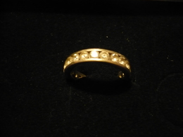 Silber Memoriy-Ring Mit Rundum Facinierten Steinen (683) Preis Reduziert - Ring