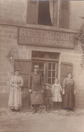 TULLENS : Devanture Du Restaurant BILLAT - Superbe Carte Photo - Tullins