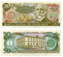 1984 //  BANCO CENTRAL DE COSTA RICA // 50 Colones // SPL//AU - Costa Rica