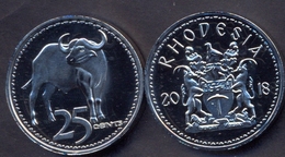 Rhodesia 25 Cent 2018 UNC < Animals > - Rhodésie