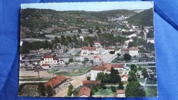 CPSM  CHEVILLON HTE MARNE LE QUARTIER DE LA GARE  VUE GENERALE  EN AVION AU DESSUS DE  5  LAPIE - Chevillon