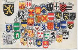 CPA - Belgique - Armoiries Des Provinces Belges.BLASON - BELGIQUE. - Collezioni E Lotti