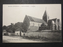 51 - Montmort - CPA - L'Eglise - Collection Des Nouvelles Galeries - TBE - Peu Commune - - Montmort Lucy
