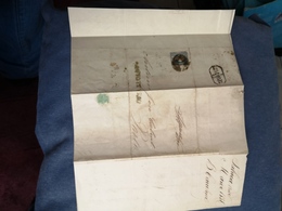 CARTA D PEDRO V SELO 25 REIS AZUL 1856 - Cartas & Documentos