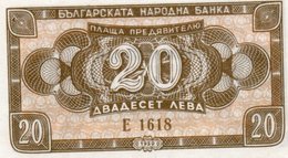 BULGARIA 20 LEVA 1950 P-79 UNC - Bulgaria