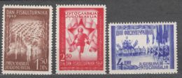 Yugoslavia Republic 1947 Mi#521-523 Mint Never Hinged - Unused Stamps