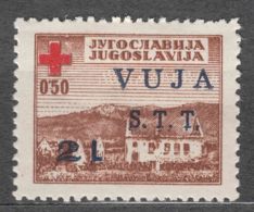 Italy Yugoslavia Trieste Zone B, Red Cross 1948 Mi#1, Sassone#4 Mint Hinged - Ungebraucht