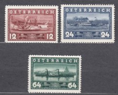 Austria 1937 Mi#639-641 Mint Hinged - Ongebruikt