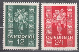 Austria 1938 Mi#658-659 Mint Hinged - Nuevos