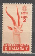 Italy Colonies East Africa 1938 Sassone#1 Mint Hinged - Africa Oriental Italiana