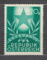 Austria 1949 Esperanto Mi#935 Mint Hinged - Unused Stamps